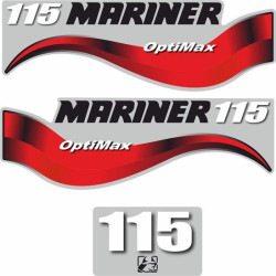 Mariner 115 Boat Adhesivo (Producto compatible)