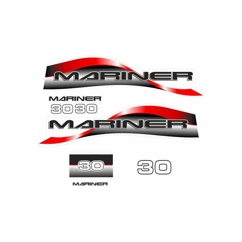 Mariner 30 Boat AUFKLEBER  (Kompatibles Produkt)