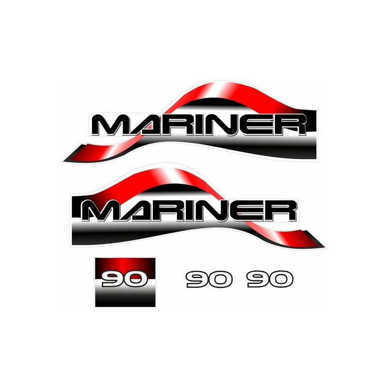 Mariner 90 replacement Engine Boat AUTOCOLLANT  (Produit compatible)