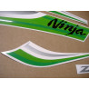 KAWASAKI ZX-6R YEAR 2010 green stickers (Compatible Product)