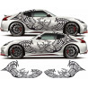 Nissan 350Z / 370Z Nismo side Stripes AUTOCOLLANT (Produit compatible)