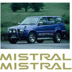 Nissan Mistral side Graphics AUFKLEBER (Kompatibles Produkt)
