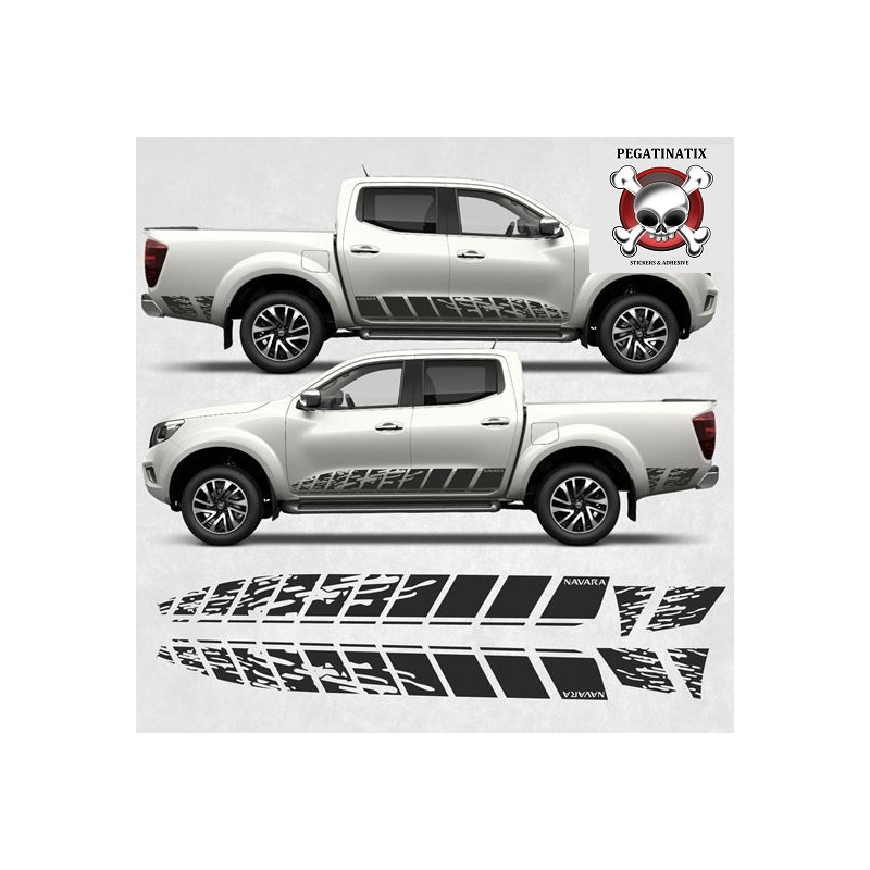 Nissan Navara N-Guard 2016 side Graphics AUFKLEBER (Kompatibles Produkt)