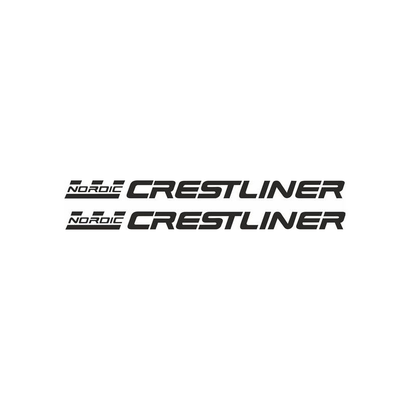 Nordic Crestliner Boat AUFKLEBER  (Kompatibles Produkt)