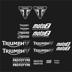 Triumph 765 Triple Moto2 Moto GP ADESIVOS (Produto compatível)