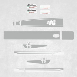ALFA ROMEO GIULA ADESIVI (Prodotto compatibile)