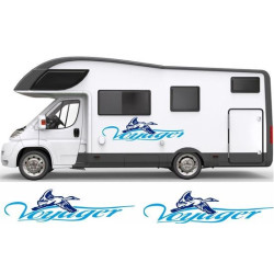 caravane voyager side panel AUTOCOLLANT (Produit compatible)