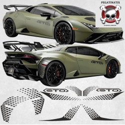 lamborghini Huracan side stripes ADESIVOS (Produto compatível)