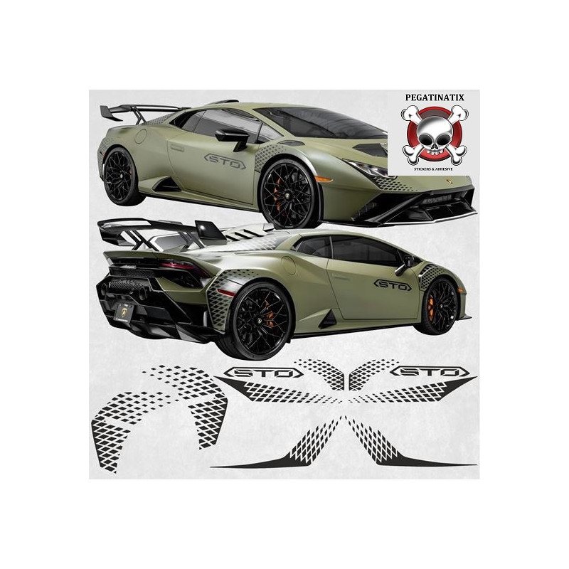 lamborghini Huracan side stripes ADESIVI (Prodotto compatibile)