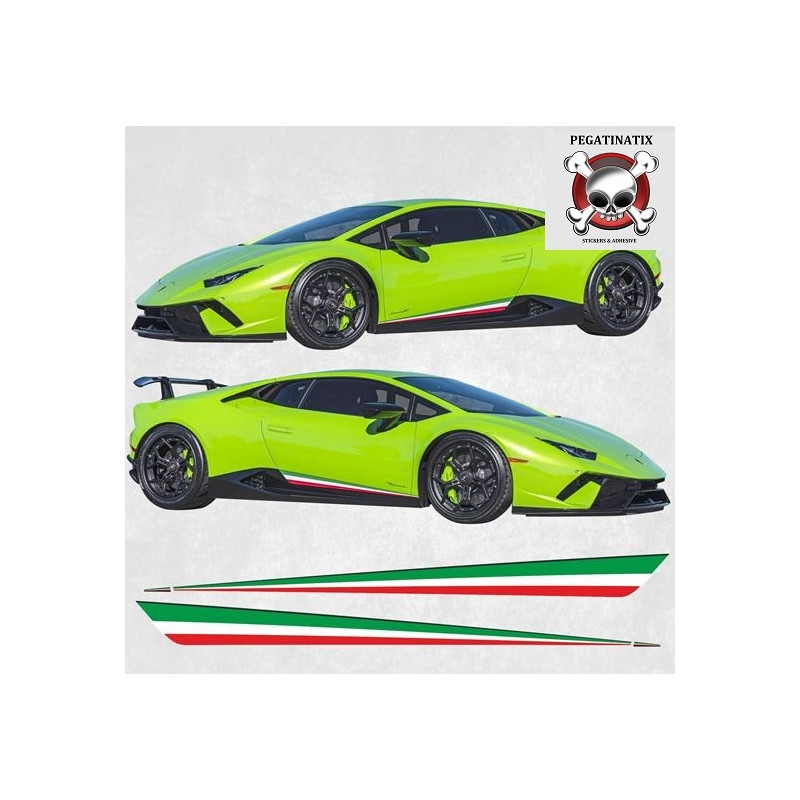 lamborghini Huracan side stripes ADESIVI (Prodotto compatibile)