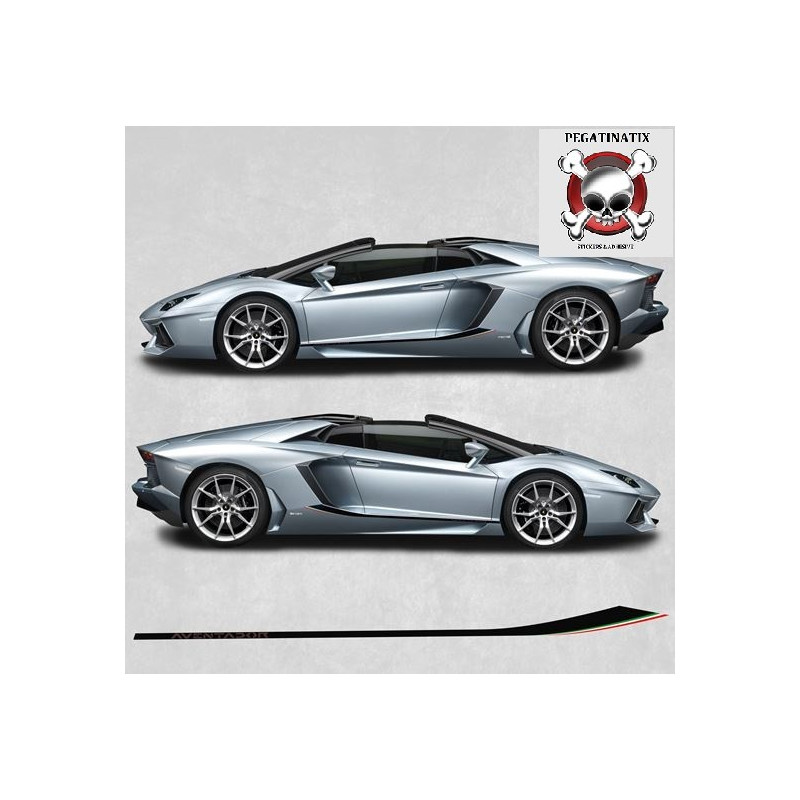 Aventador side stripes STICKER (Compatible Product)