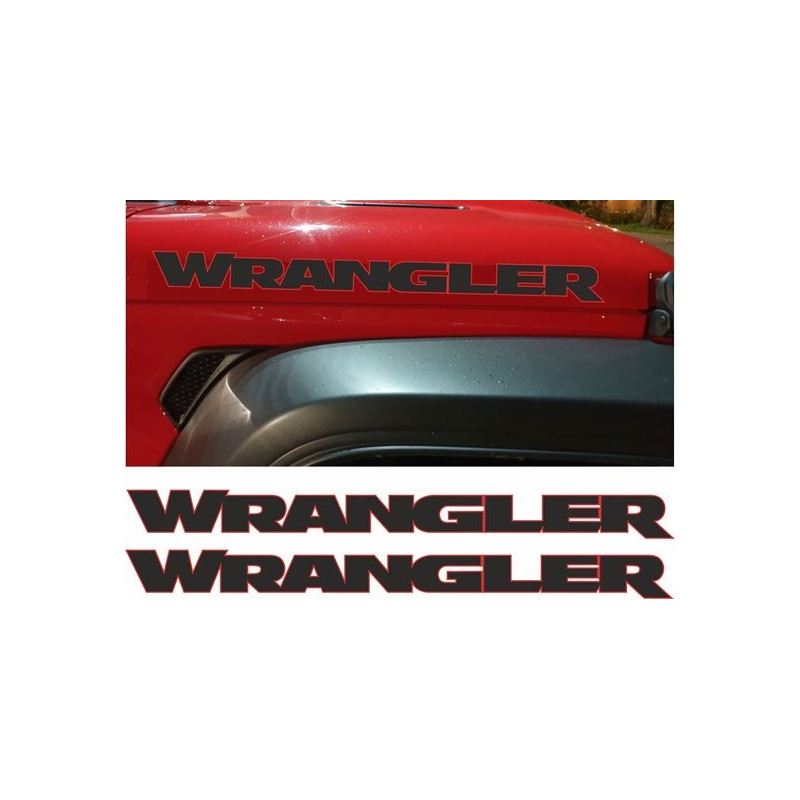 JEEP Wrangler ADESIVI X2 (Prodotto compatibile)