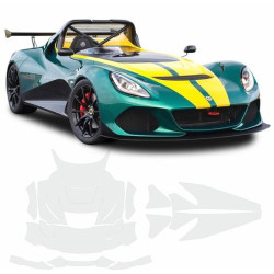 Lotus 3 Eleven 430 2015 - 2018 Stripes Graphics AUFKLEBER (Kompatibles Produkt)