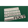 Mazda RX-7 ADESIVOS (Produto compatível)