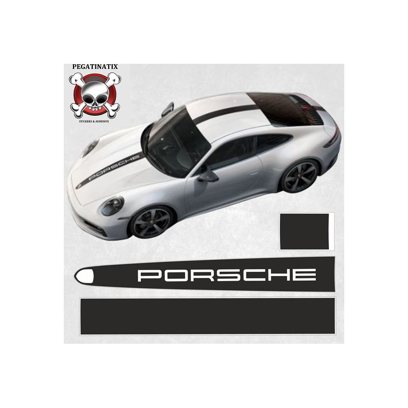 PORSCHE 992 Stripes ADESIVI (Prodotto compatibile)