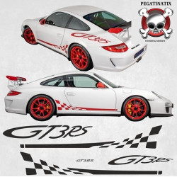 PORSCHE 997 GT3 RS side Stripes DECALS (Compatible Product)