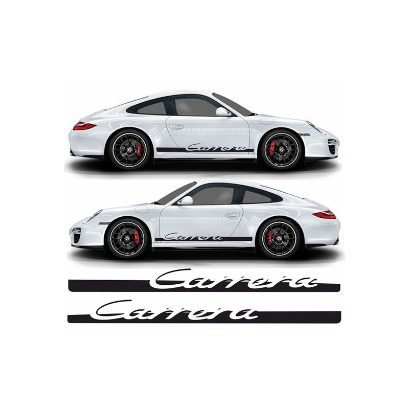 PORSCHE 997 side Stripes DECALS (Compatible Product)