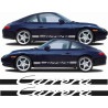 PORSCHE 997 carrera side Stripes DECALS (Compatible Product)