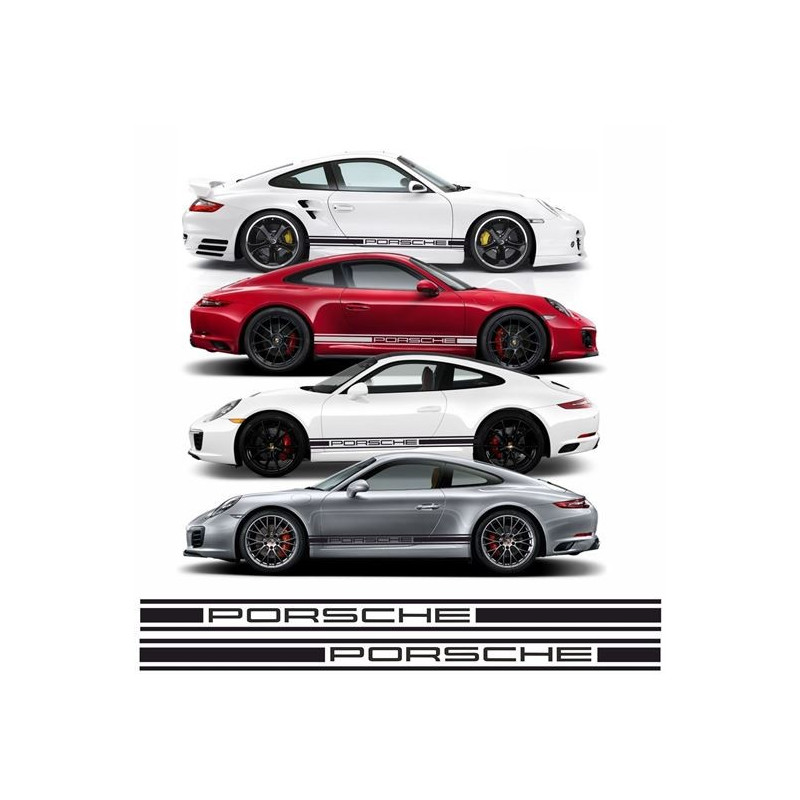 PORSCHE 911 side Stripes ADESIVOS (Produto compatível)