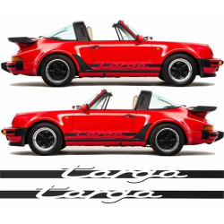 PORSCHE 930 targa AUTOCOLLANT side Stripes AUTOCOLLANT (Produit compatible)