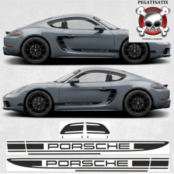 PORSCHE 718/982 Cayman boxter side Stripes ADESIVOS (Produto compatível)