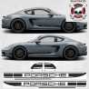 PORSCHE 718/982 Cayman boxter side Stripes AUTOCOLLANT (Produit compatible)