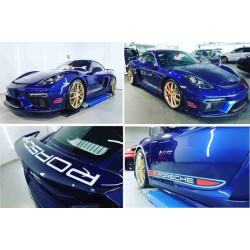 porsche 718/982 Cayman side Stripes AUTOCOLLANT (Produit compatible)
