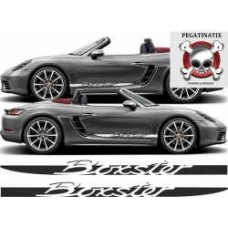 porsche 718 BOXTER side Stripes ADESIVOS (Produto compatível)