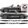 porsche 718 BOXTER boxter side Stripes AUFKLEBER (Kompatibles Produkt)