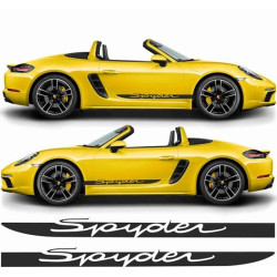 porsche 718 SPYDER side Stripes AUTOCOLLANT (Produit compatible)