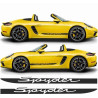 porsche 718 SPYDER boxter side Stripes AUFKLEBER (Kompatibles Produkt)