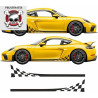 porsche 718 CAYMAN S side Stripes ADESIVI (Prodotto compatibile)