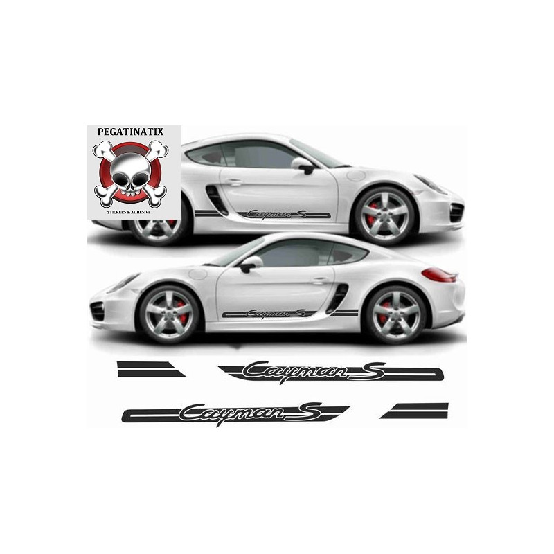 porsche 981 BOXTER side Stripes ADESIVOS (Produto compatível)