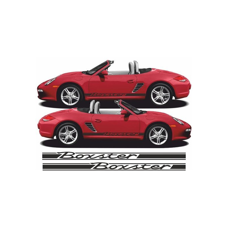 porsche 987 BOXTER SIDE STRIPES AUTOCOLLANT (Produit compatible)