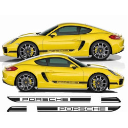 porsche 987 CAYMAN SIDE STRIPES ADHESIVOS (Producto compatible)