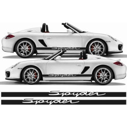 porsche 987 SPYDER SIDE STRIPES AUFKLEBER (Kompatibles Produkt)