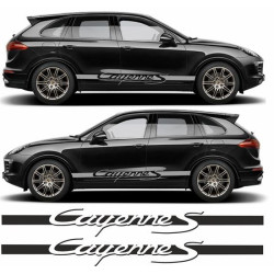 PORSCHE Cayenne S side Stripes AUTOCOLLANT (Produit compatible)