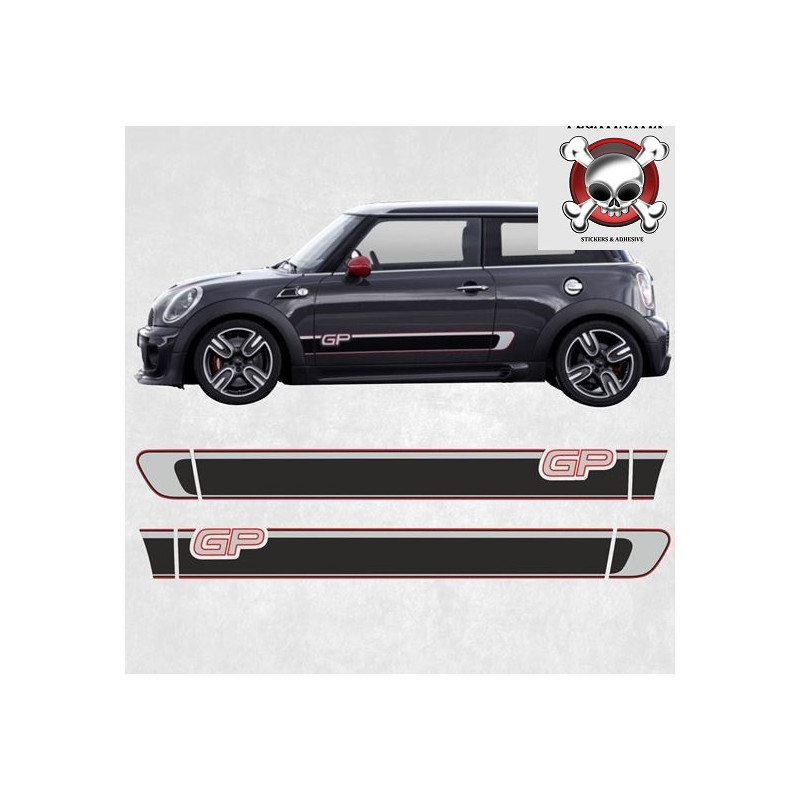AUFKLEBER Mini R56 GP SIDE STRIPES (Kompatibles Produkt)