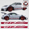 PORSCHE 992 GT3 RS side Stripes AUTOCOLLANT (Produit compatible)