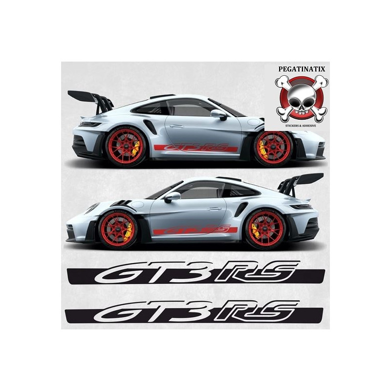 PORSCHE 992 GT3 RS side Stripes DECALS (Compatible Product)