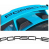 PORSCHE 991 GT3 rear Wing DECALS (Compatible Product)