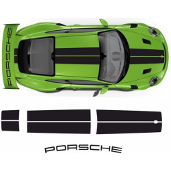 PORSCHE 991 2016- 2019 GT3 RS rear Wing ADESIVI (Prodotto compatibile)