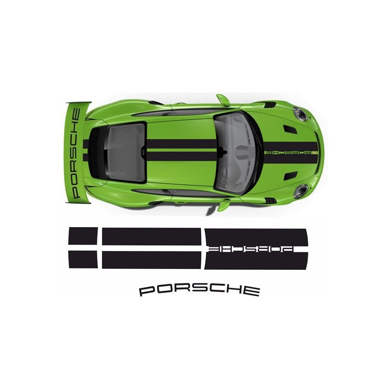 PORSCHE 991 2016- 2019 GT3 RS rear Wing ADESIVOS (Produto compatível)