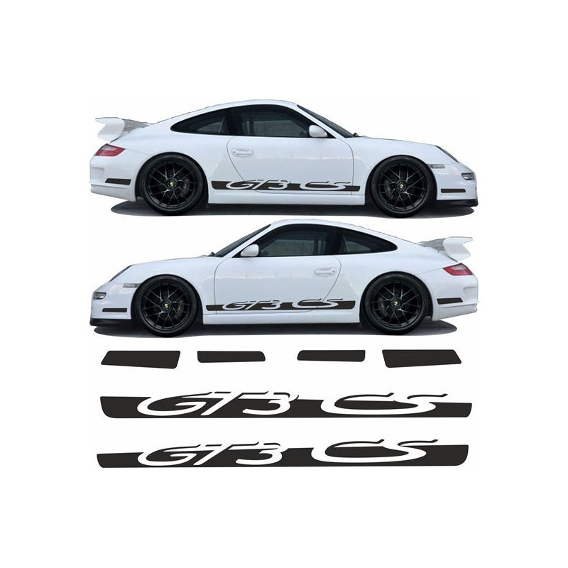 PORSCHE 997 / 991 GT3 CS side Stripes AUFKLEBER (Kompatibles Produkt)