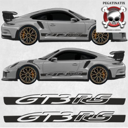 PORSCHE 991 GT3 RS - 992 side Stripes ADESIVOS (Produto compatível)