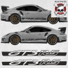 PORSCHE 991 GT3 RS - 992 side Stripes ADESIVOS (Produto compatível)