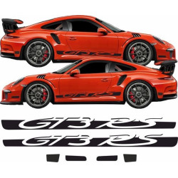 PORSCHE 991 GT3 RS side Stripes DECALS (Compatible Product)