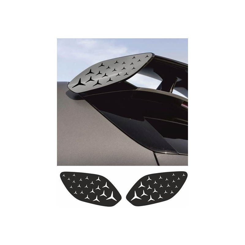 Mercedes A45 S - A35 spoiler ADESIVOS (Produto compatível)