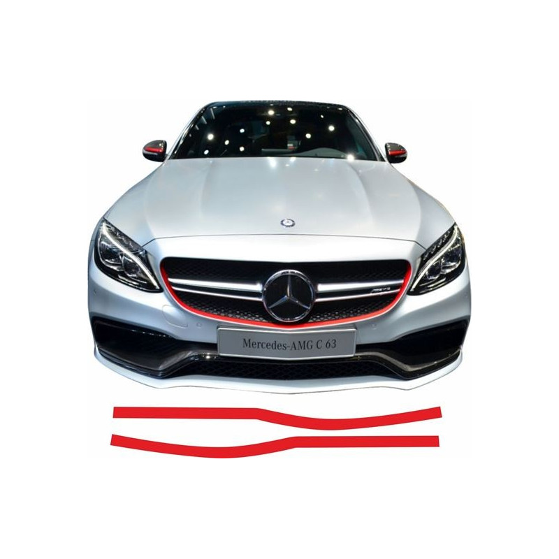 Mercedes C Class / CLA / C63 Edition 1 Grille overlay AUFKLEBER (Kompatibles Produkt)