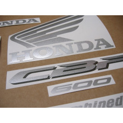 HONDA CB 600-S 2007 BLUE decals (Compatible Product)